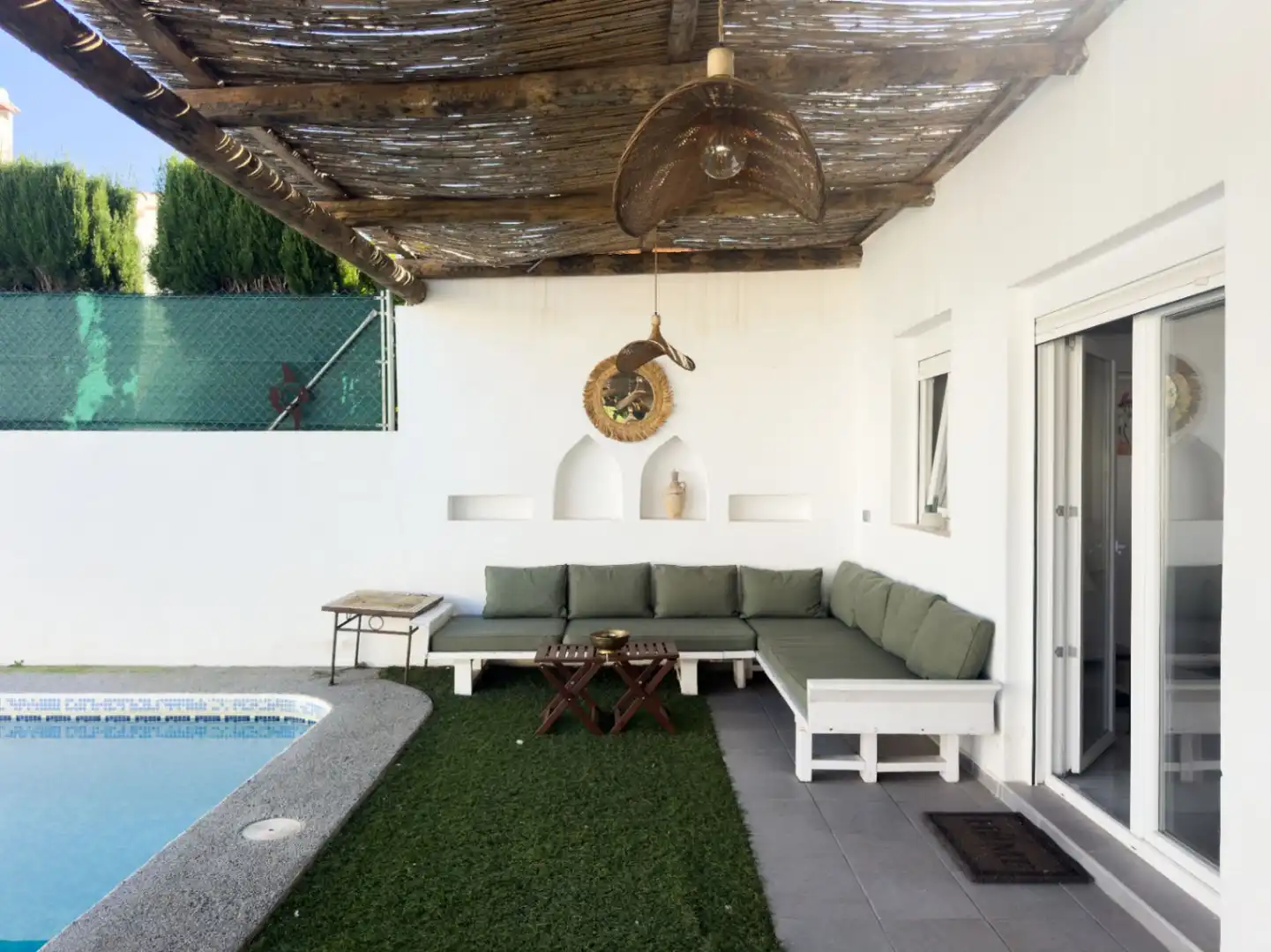 Terraza de Casa o chalet en venta en Dénia con Aire acondicionado, Calefacción y Jardín privado