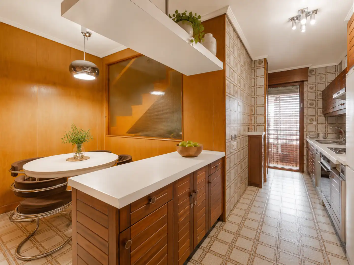 Kitchen of Attic for sale in  Pamplona / Iruña  with Heating, Parquet flooring and Terrace