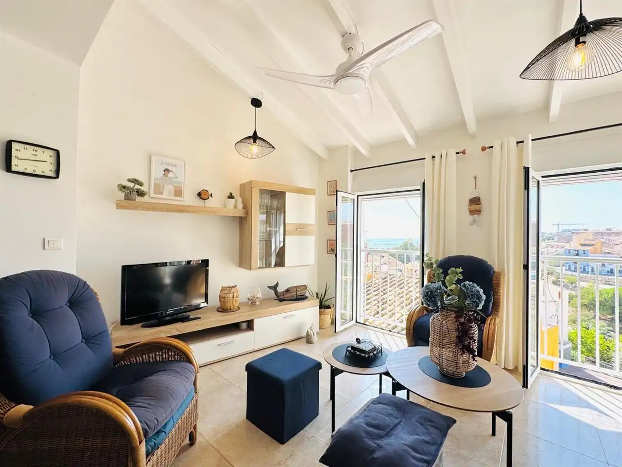 Sala d'estar de Àtic en venda en Villajoyosa / La Vila Joiosa amb Aire condicionat i Calefacció