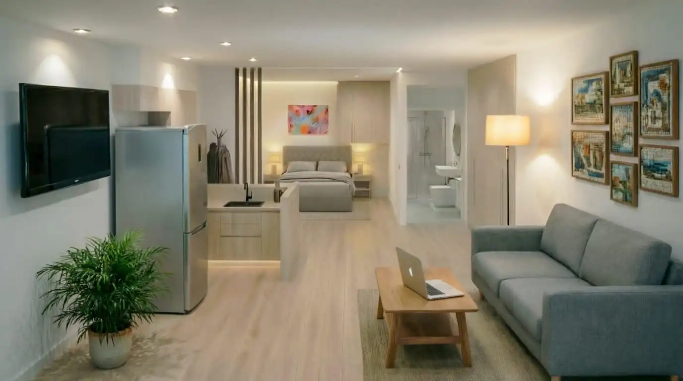Bedroom of Apartments for sale in  Murcia Capital  with Air Conditioner and Furnished