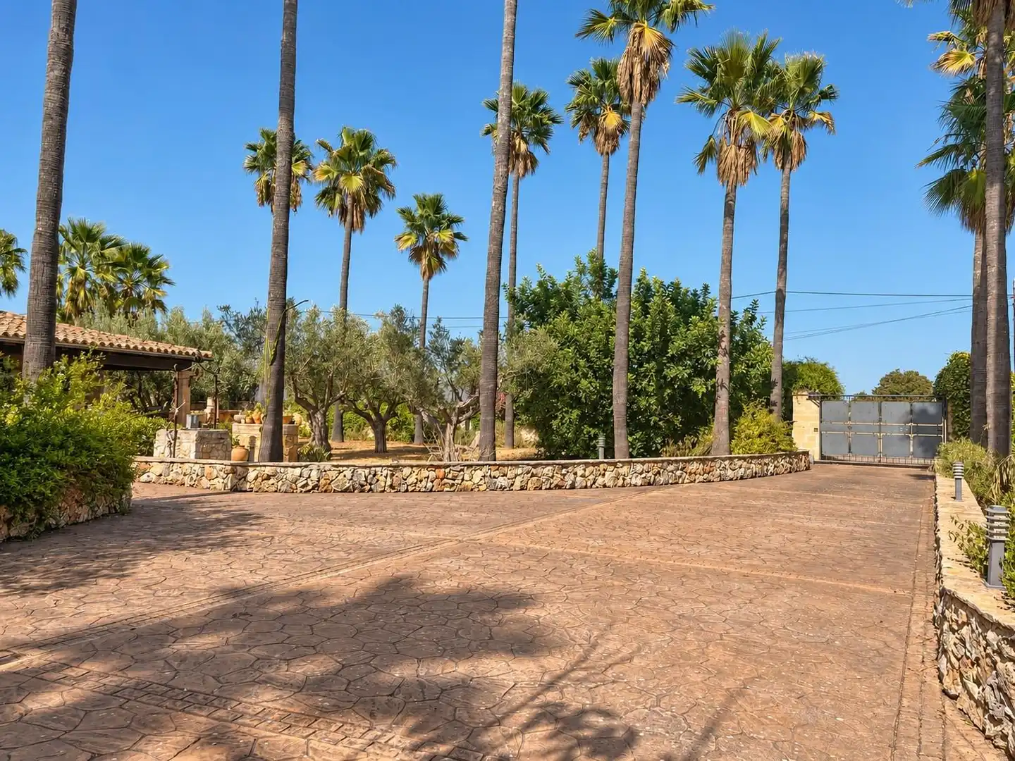 Außenansicht von Country house zur Miete in Inca mit Klimaanlage, Privatgarten und Terrasse