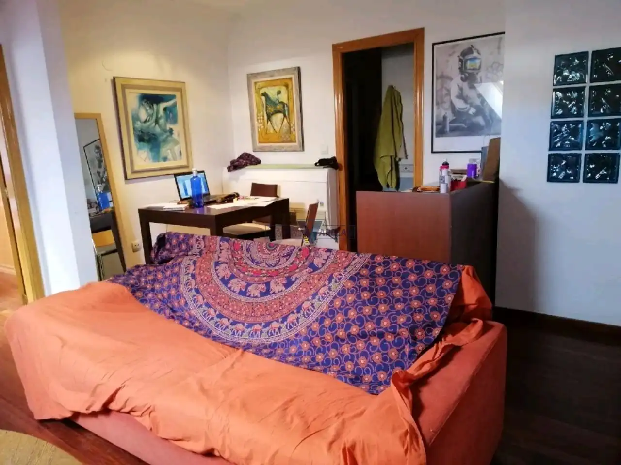 Schlafzimmer von Wohnungen zur Miete in Ourense Capital  mit Klimaanlage, Heizung und Parkett