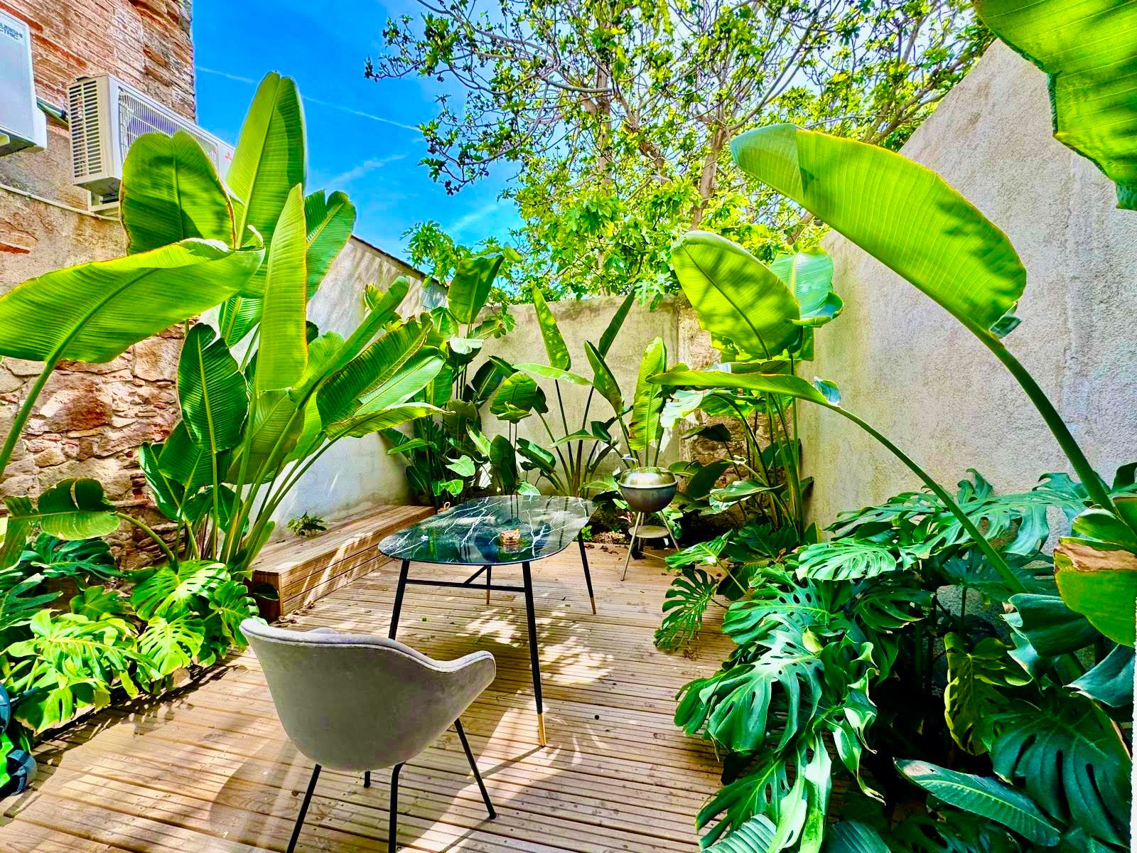 Terrace of Loft to rent in  Barcelona Capital  with Air Conditioner, Heating and Parquet flooring
