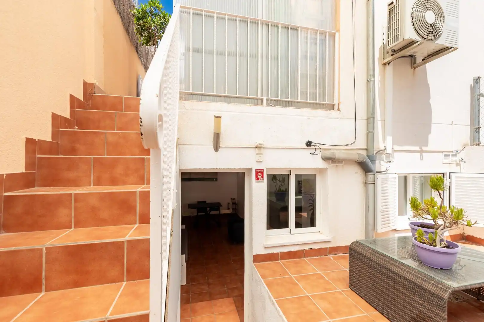 Terraza de Casa adosada en venta en  Palma de Mallorca con Aire acondicionado, Calefacción y Jardín privado