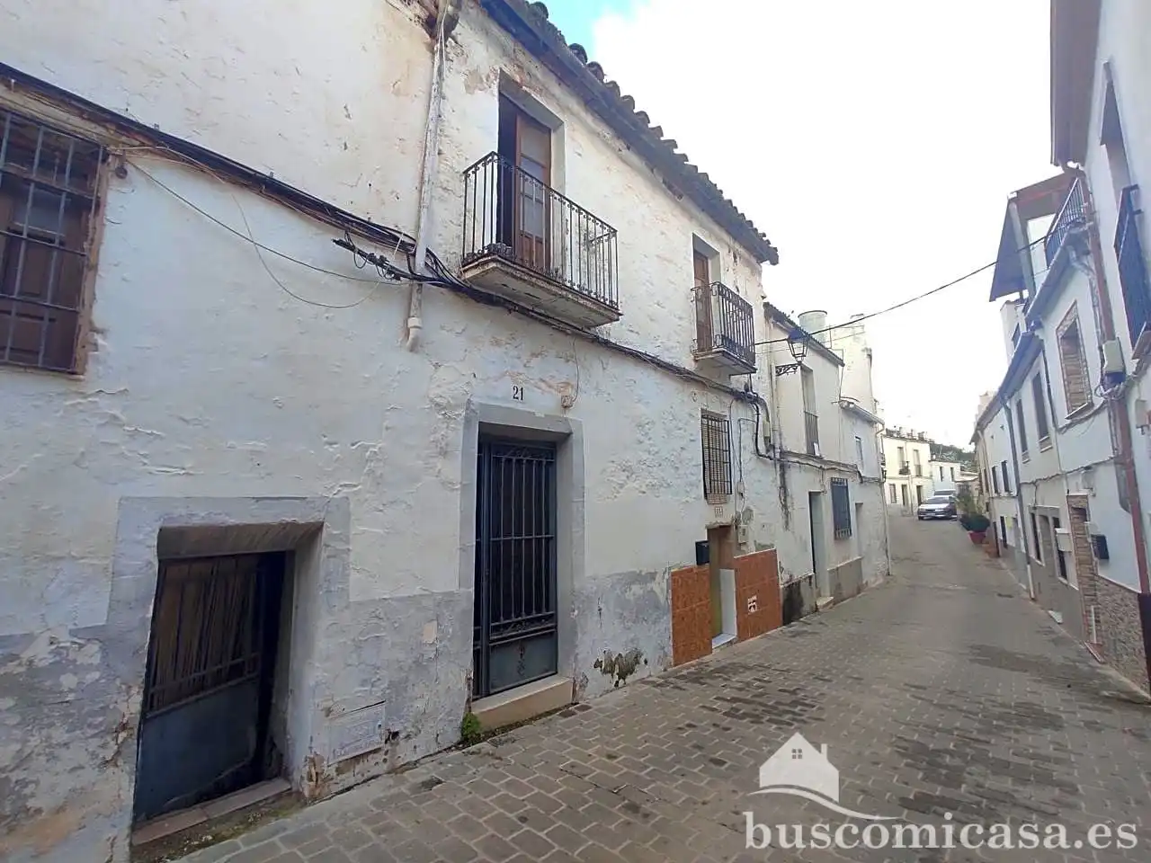 Vista exterior de Casa adosada en venta en Vilches con Balcón
