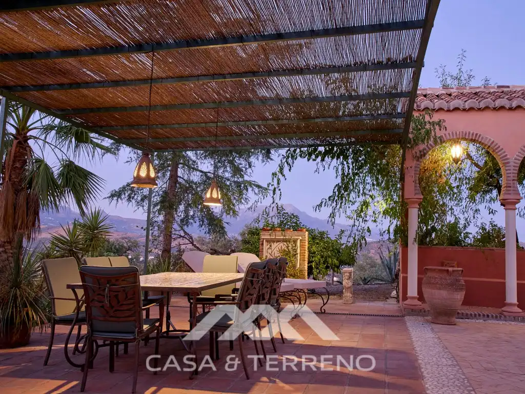 Terraza de Casa o chalet en venta en Comares con Aire acondicionado, Terraza y Piscina