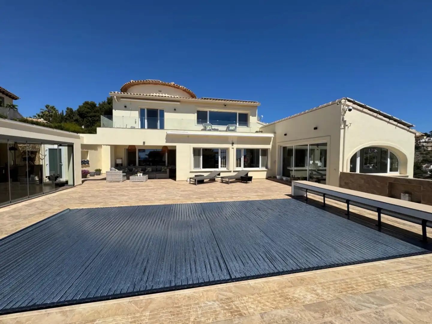Exterior view of Houses for sale in Moraira  with Air Conditioner, Heating and Private garden