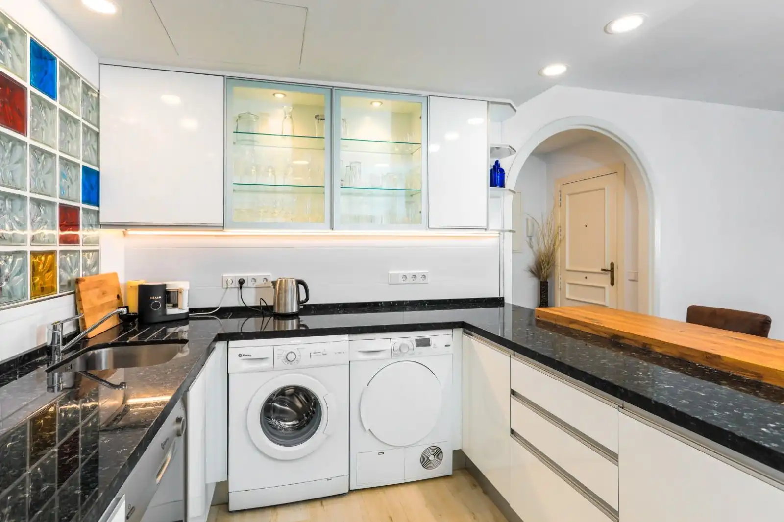 Cocina de Apartamento en venta en Benalmádena con Aire acondicionado, Calefacción y Terraza