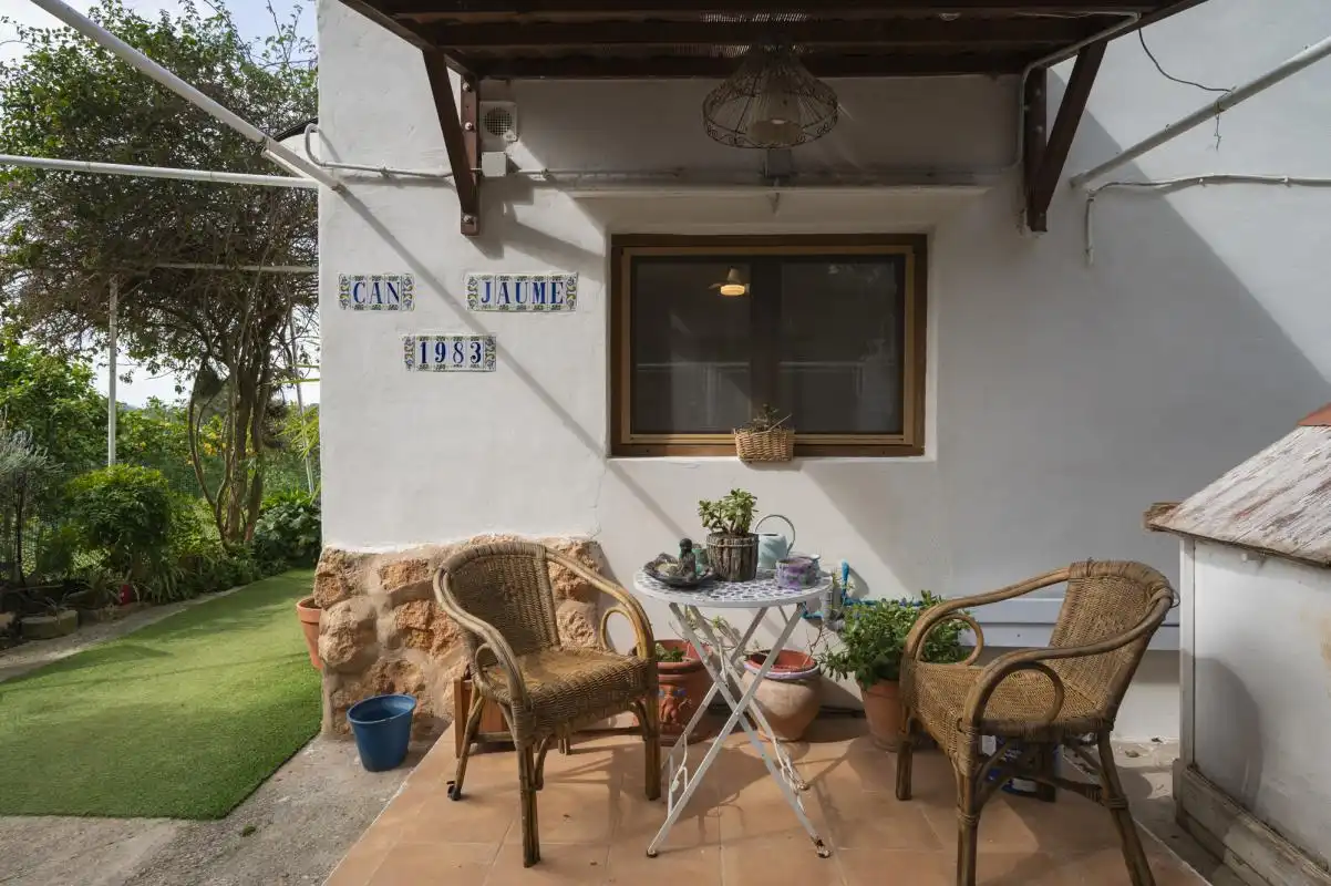 Terraza de Casa o chalet en venta en Santa Eulària des Riu con Aire acondicionado, Calefacción y Jardín privado