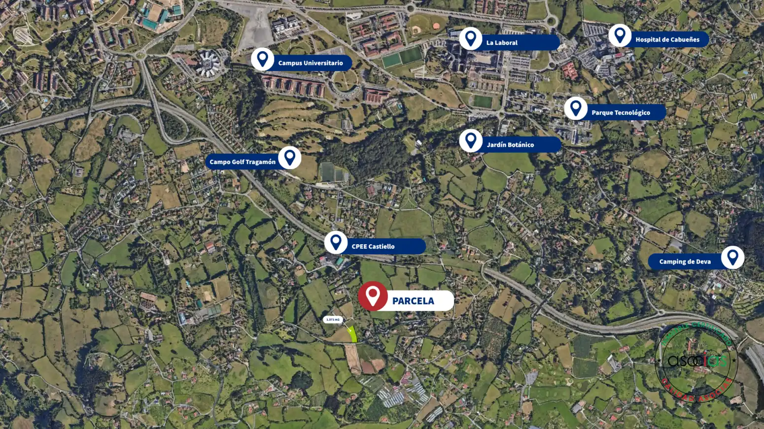 Vista exterior de Terreno en venta en Gijón 