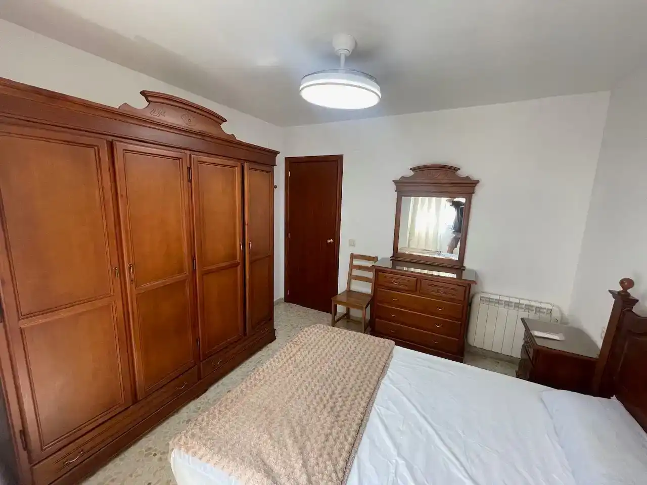 Schlafzimmer von Wohnung zur Miete in Ronda mit Klimaanlage, Möbliert und Balkon