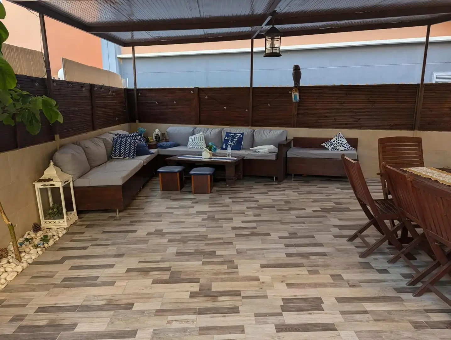 Terrassa de Casa adosada en venda en San Bartolomé de Tirajana amb Aire condicionat, Terrassa i Piscina