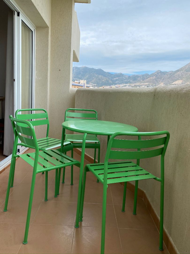 Terrace of Flat for sale in Benalmádena  with Air Conditioner, Terrace and Furnished