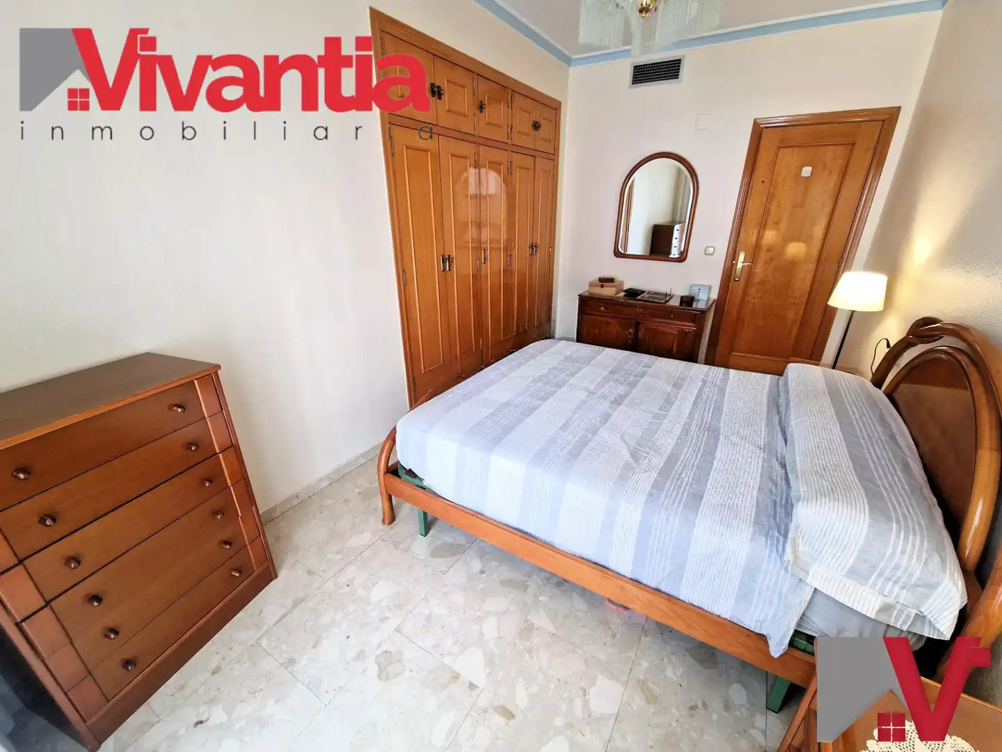 Bedroom of Flat for sale in Lorca  with Air Conditioner, Heating and Terrace
