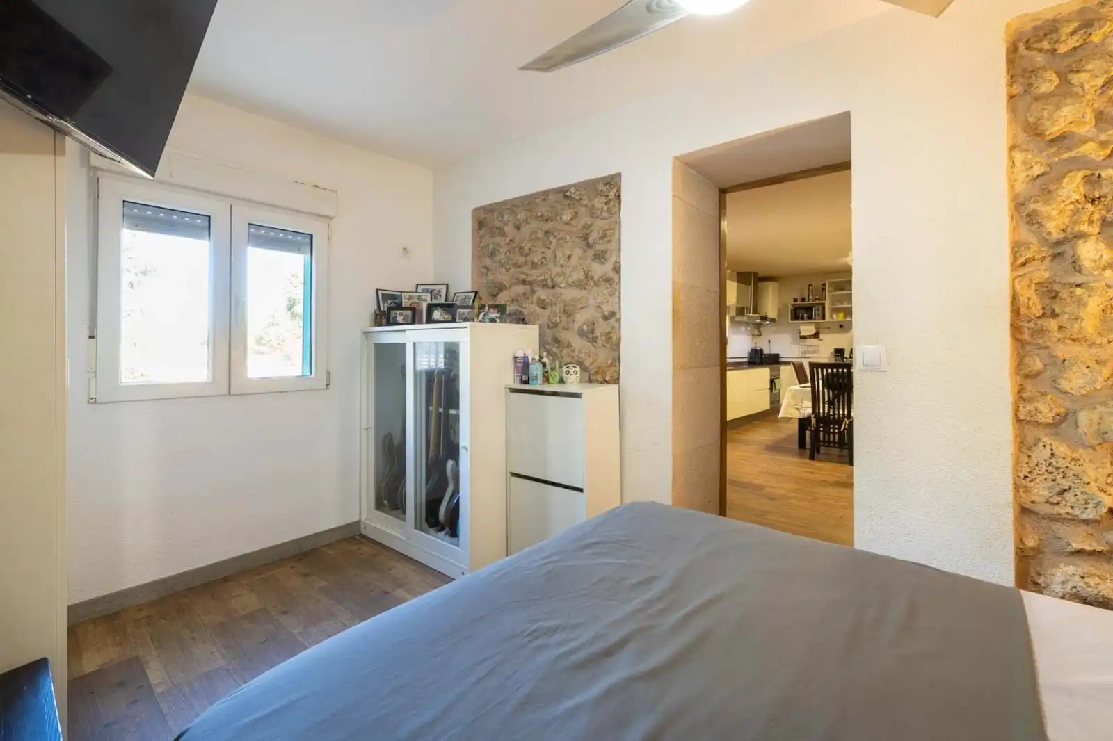 Schlafzimmer von Haus oder Chalet zum Verkauf in Sencelles mit Klimaanlage, Heizung und Terrasse