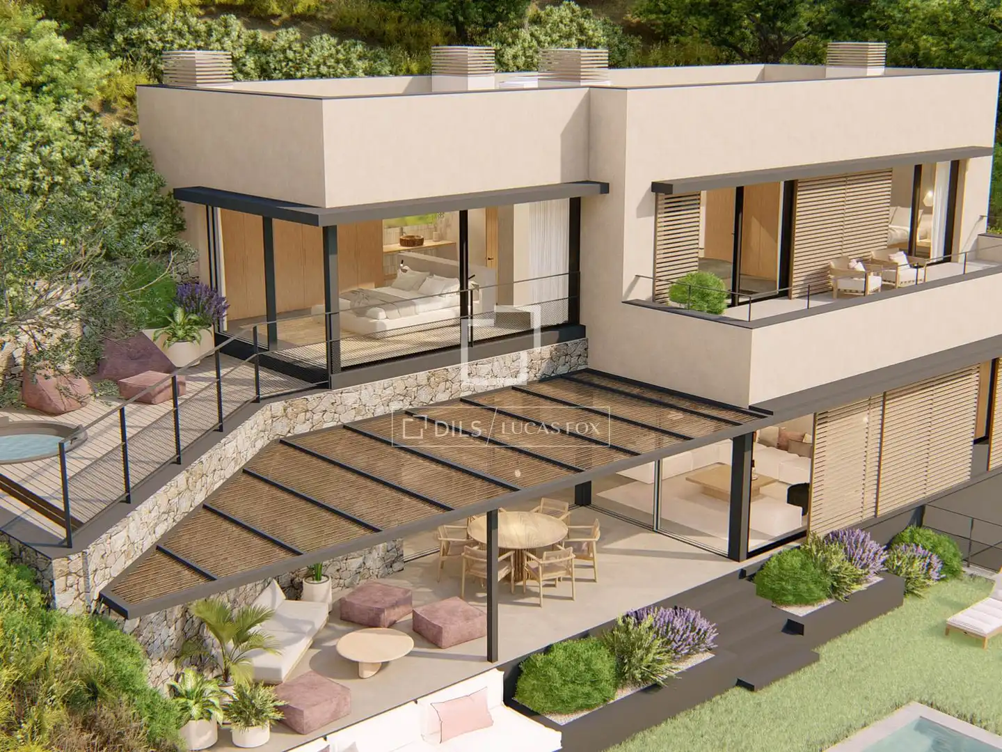 Terraza de Casa o chalet en venta en Begur con Aire acondicionado, Calefacción y Jardín privado
