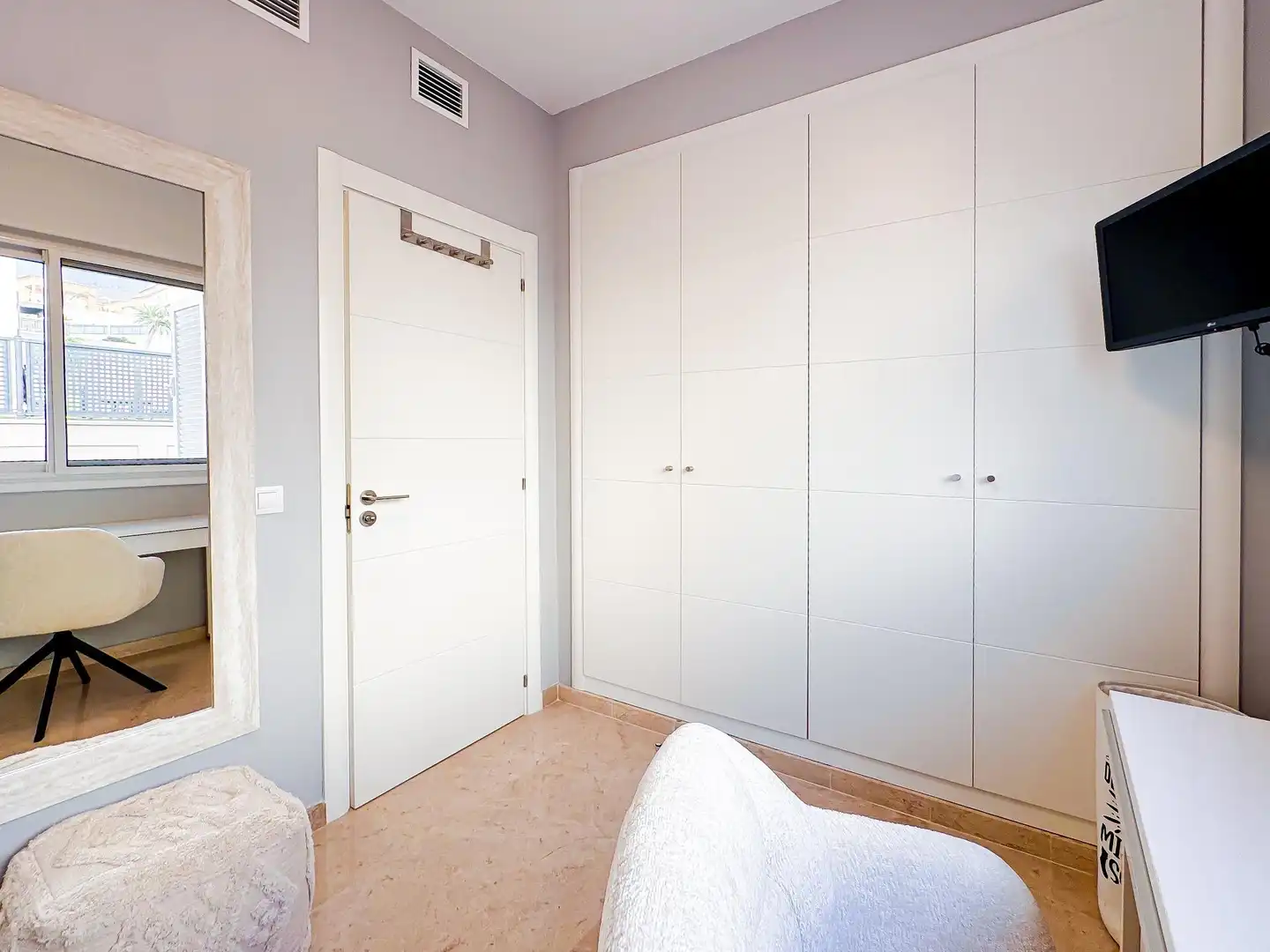 Bedroom of Houses for sale in Santiago del Teide  with Air Conditioner, Private garden and Terrace