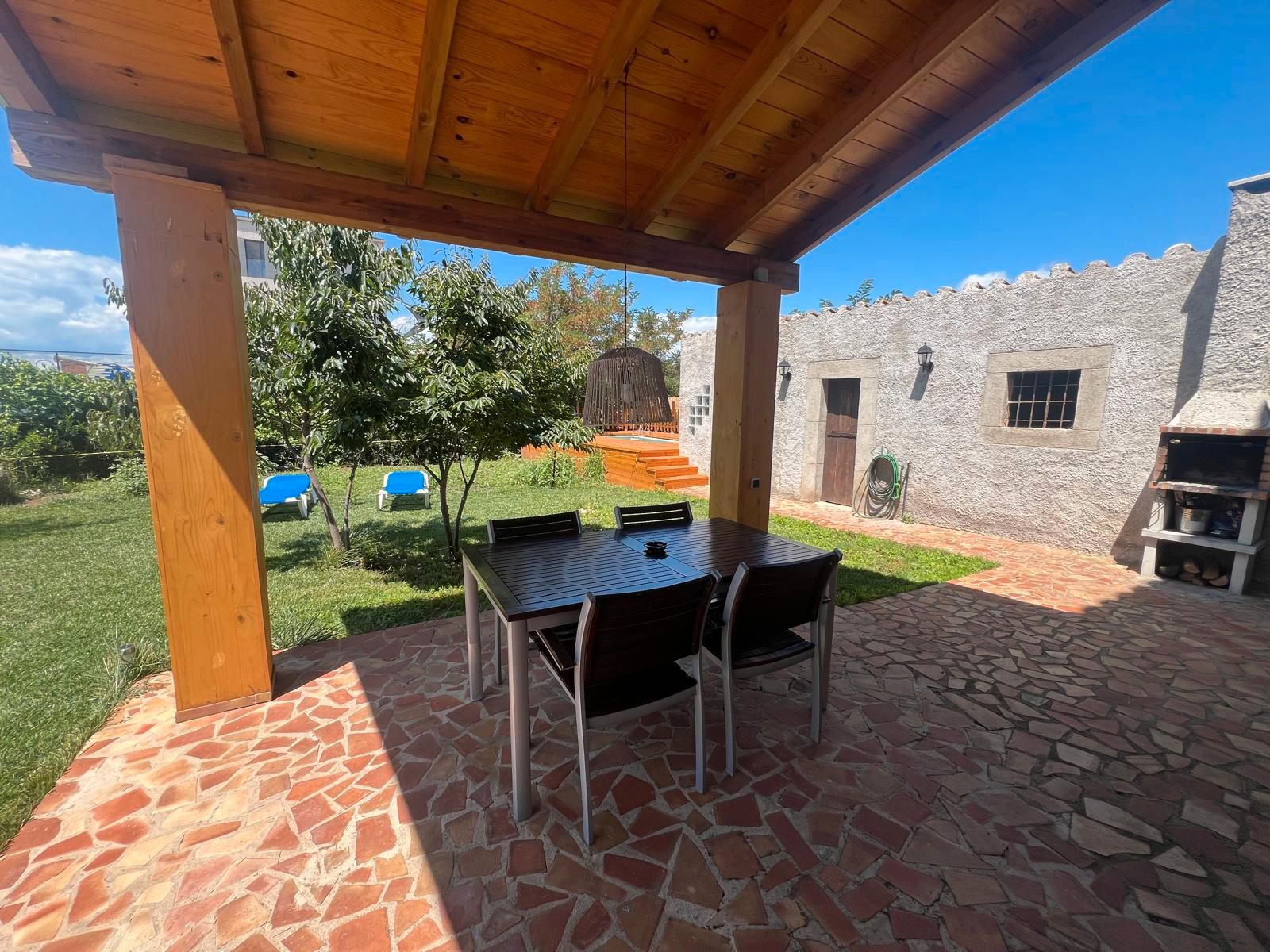 Garden of Country house to rent in Girona Capital  with Air Conditioner, Heating and Private garden