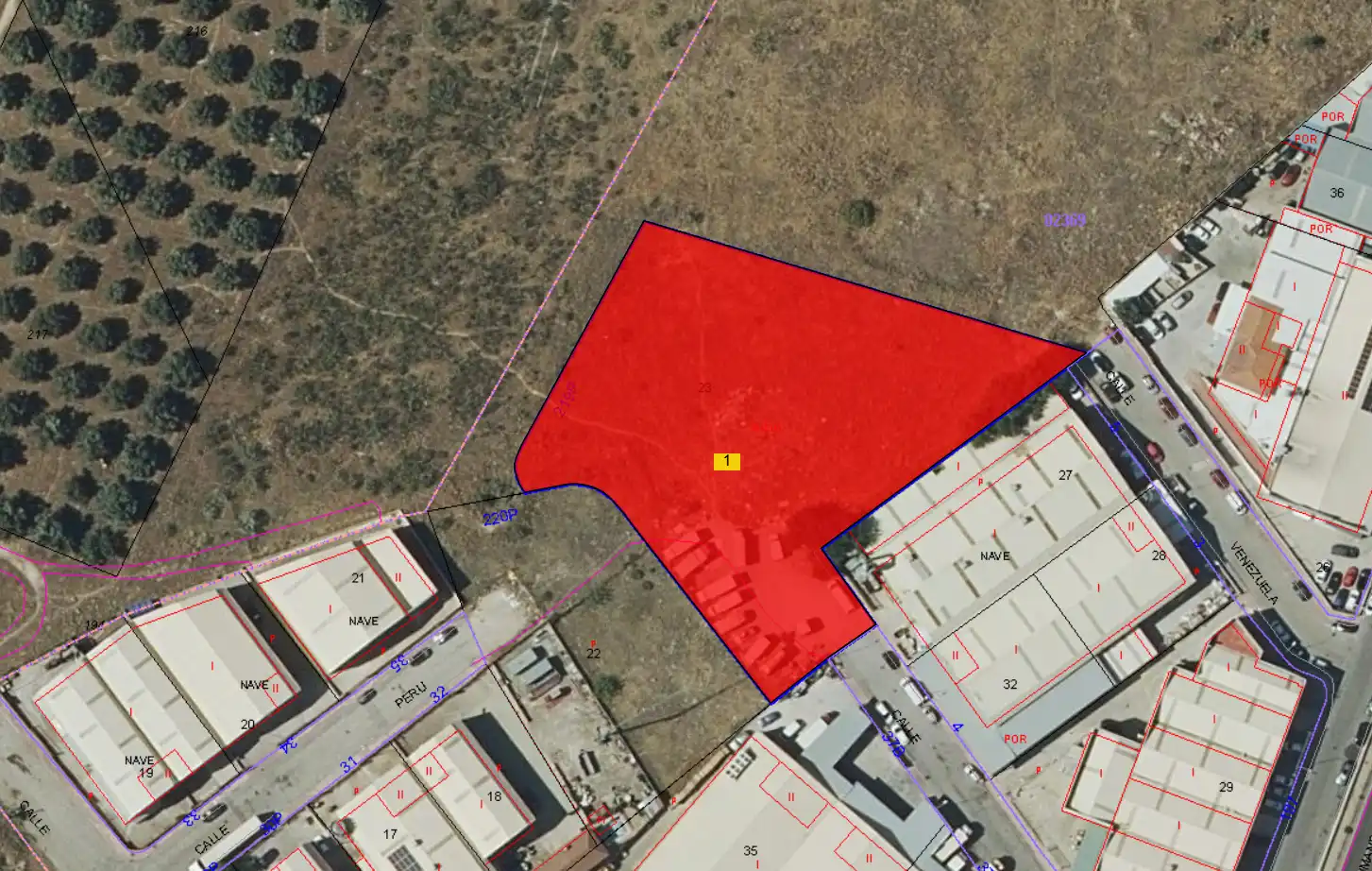 Terreny industrial en venda a Calle Venezuela