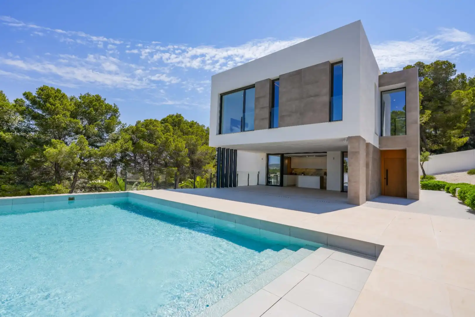 Vista exterior de Casa o chalet en venta en Teulada con Aire acondicionado, Calefacción y Jardín privado