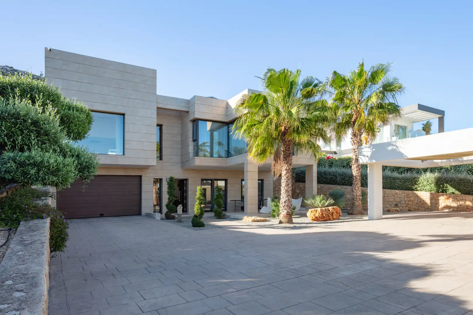 Vista exterior de Casa o xalet en venda en Jávea / Xàbia amb Aire condicionat, Jardí privat i Terrassa