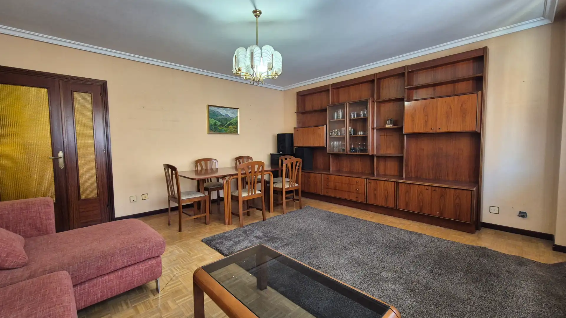 Sala de estar de Dúplex en venta en Oviedo  con Calefacción, Parquet y Trastero