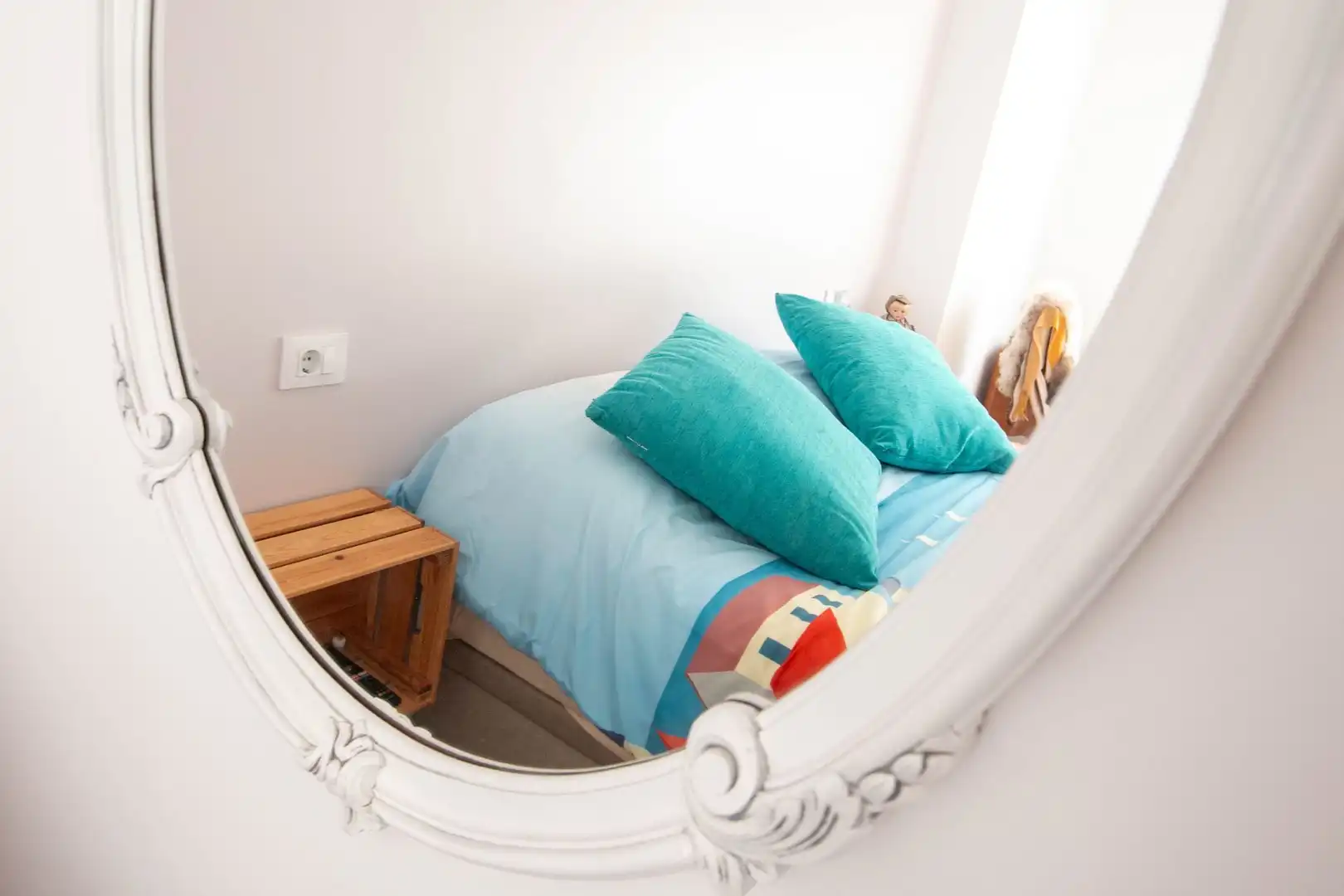 Schlafzimmer von Wohnung zum Verkauf in Estella / Lizarra mit Heizung, Terrasse und Möbliert