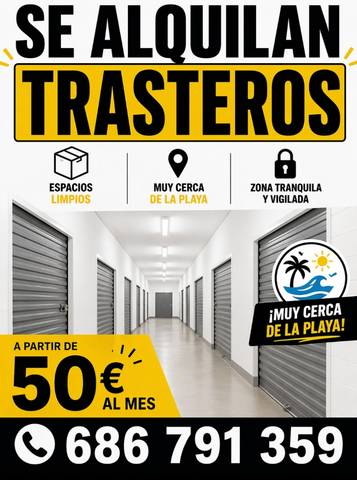 Trastero en Alquiler en Paseo de las Acacias, 16 en Aguadulce Sur