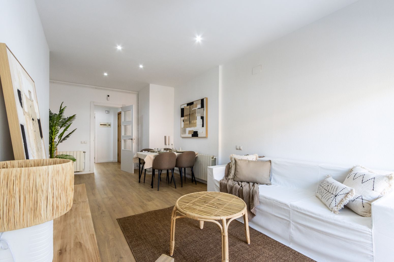 Living room of Flat for sale in Terrassa  with Air Conditioner, Heating and Private garden