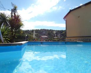 Schwimmbecken von Haus oder Chalet miete in La Llacuna mit Terrasse und Balkon