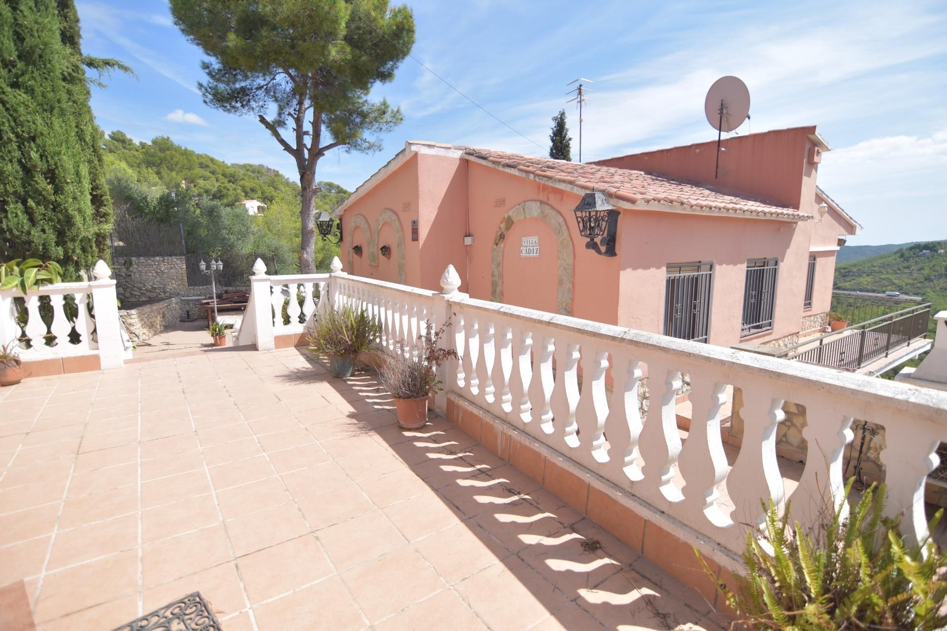 Exterior view of House or chalet for sale in Rodonyà  with Private garden and Swimming Pool