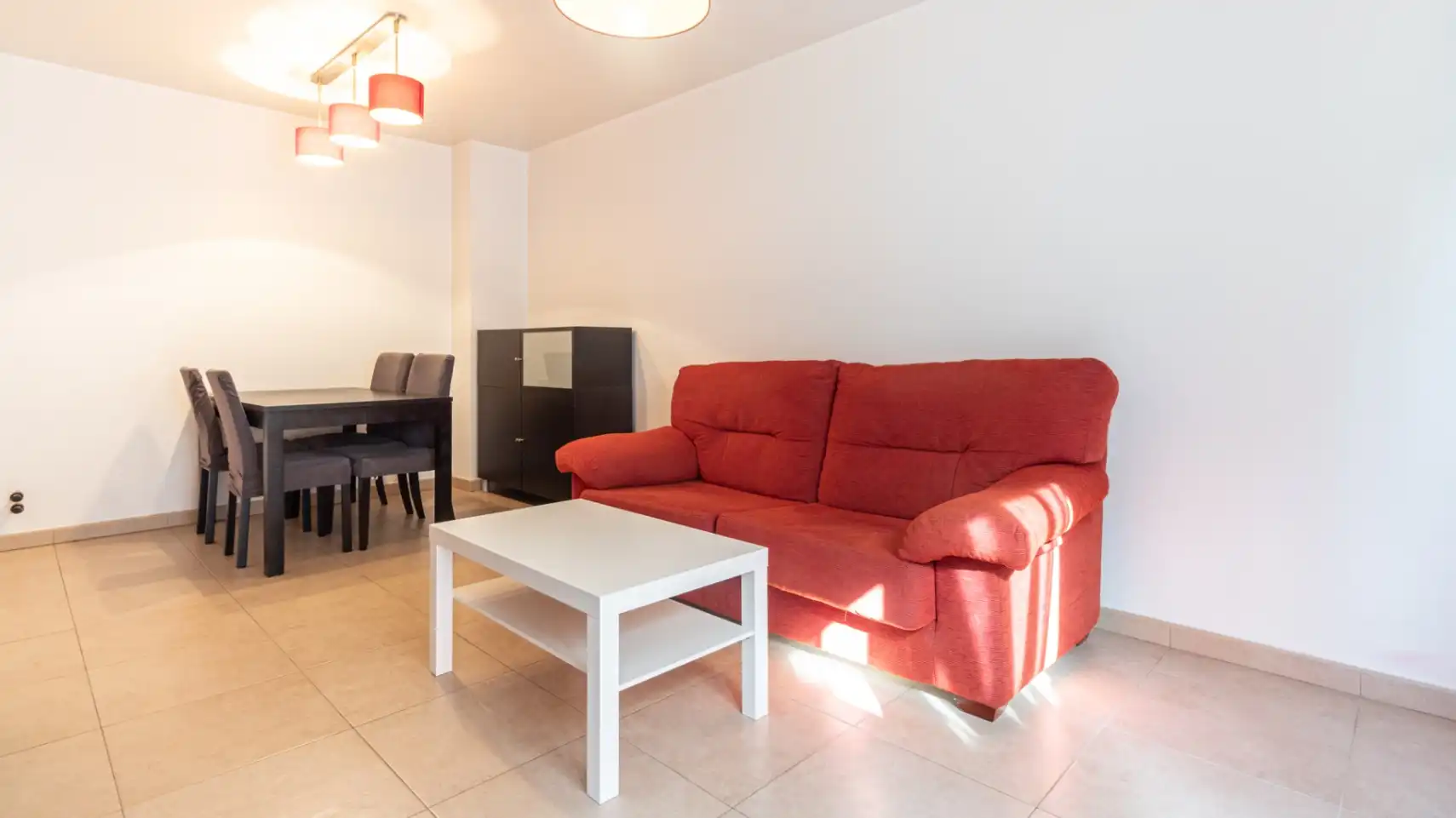 Wohnzimmer von Dachboden zum Verkauf in Ondara mit Klimaanlage, Heizung und Terrasse