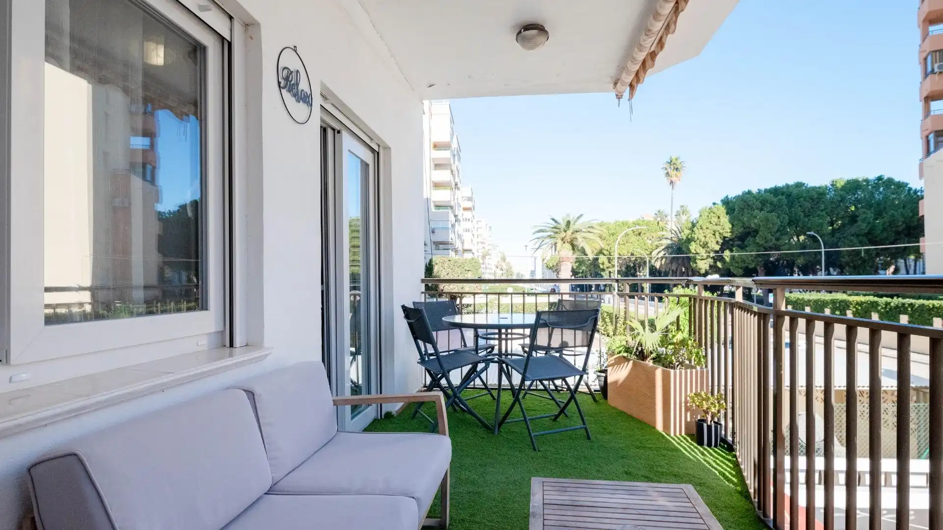 Terraza de Apartamento en venta en Gandia con Trastero, Amueblado y Balcón