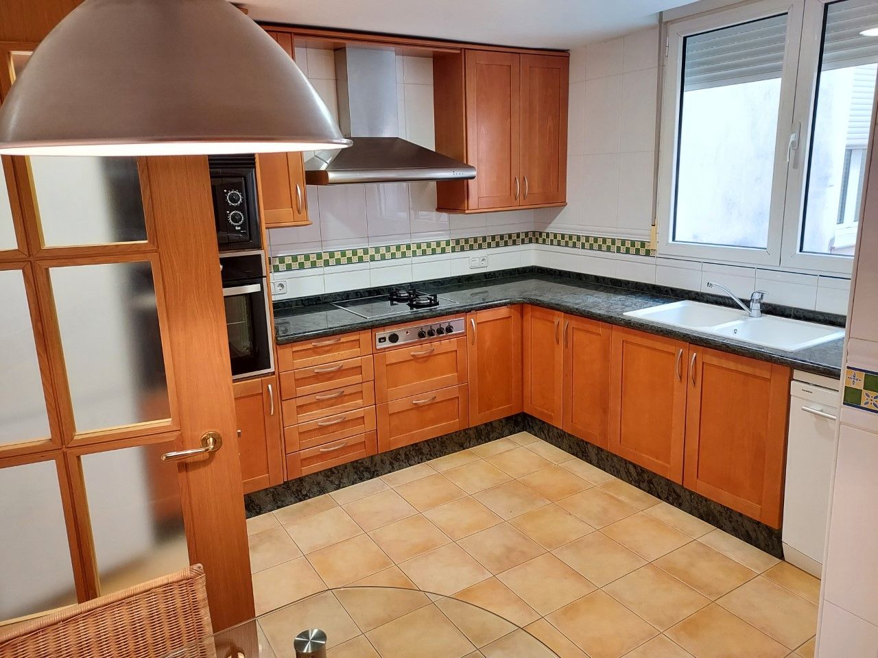 Cuina de Pis de lloguer en Xàtiva amb Aire condicionat, Moblat i Forn