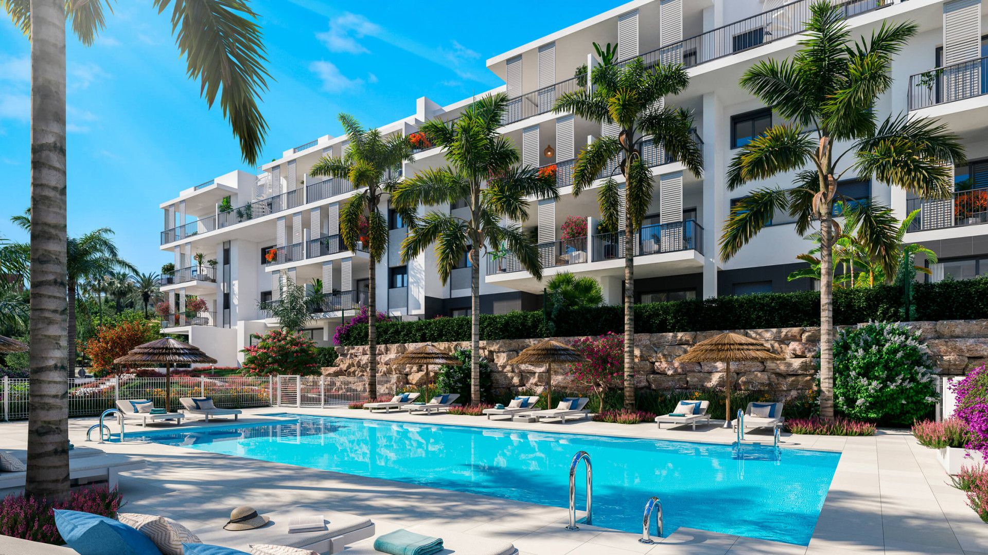 Exterior view of Apartment for sale in Marbella  with Air Conditioner, Terrace and Swimming Pool