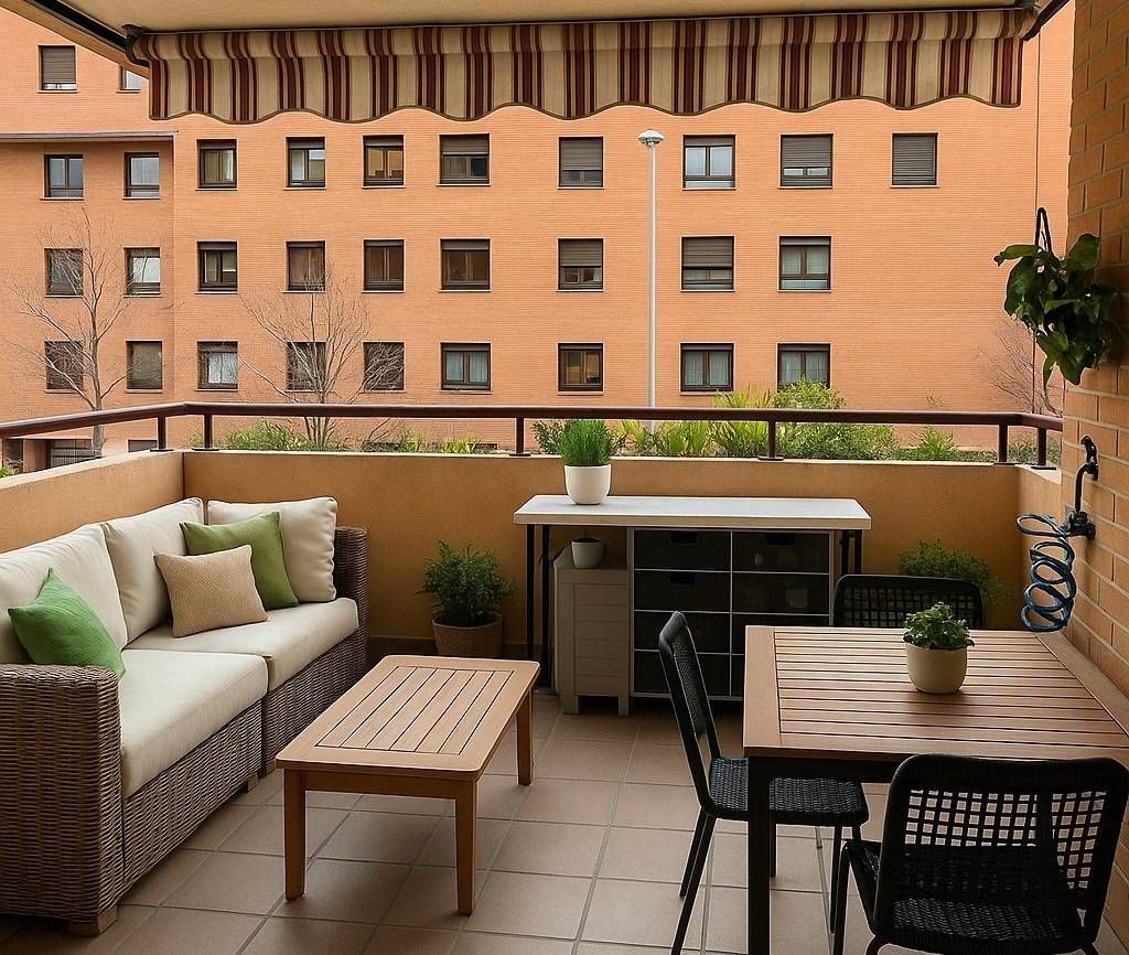 Terrace of Flat for sale in Alcobendas  with Air Conditioner, Heating and Private garden