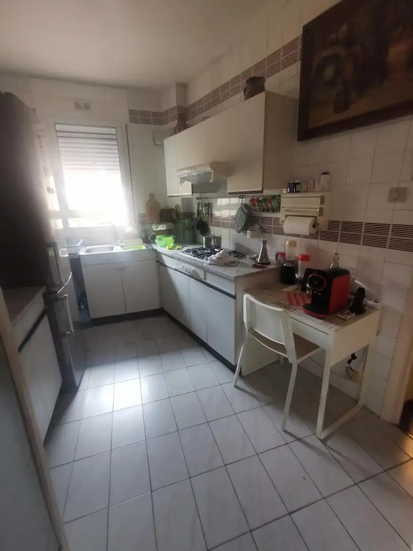 Kitchen of Flat for sale in Cornellà de Llobregat  with Air Conditioner, Heating and Terrace