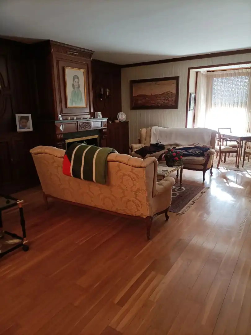 Sala de estar de Ático en venta en Segorbe con Parquet, Terraza y Amueblado