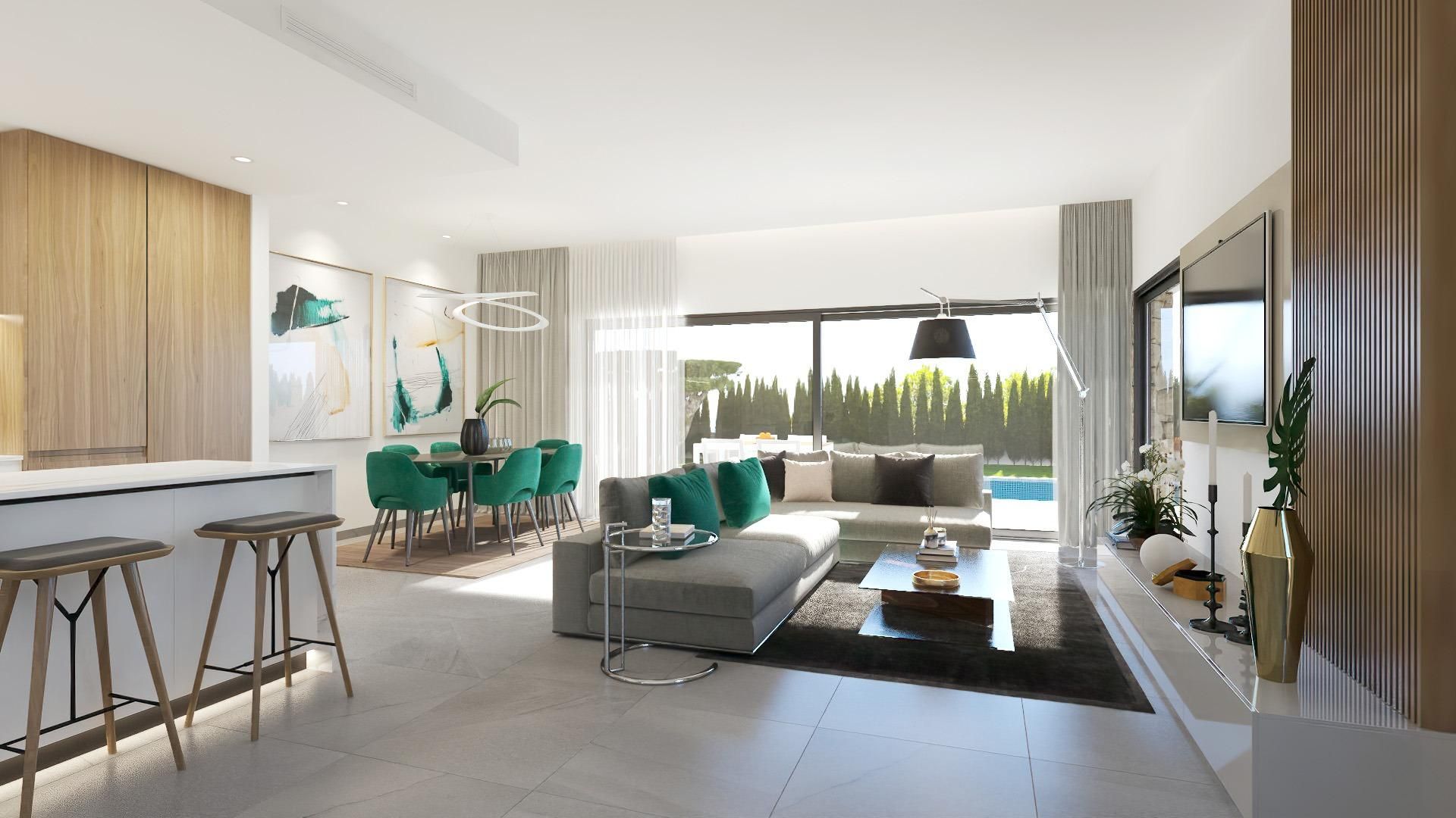 Living room of House or chalet for sale in San Miguel de Salinas  with Air Conditioner, Heating and Private garden