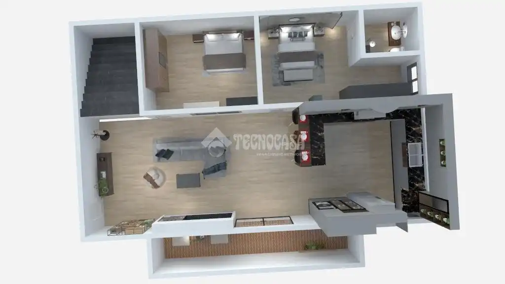 Sala d'estar de Pis en venda en Terrassa amb Terrassa i Balcó
