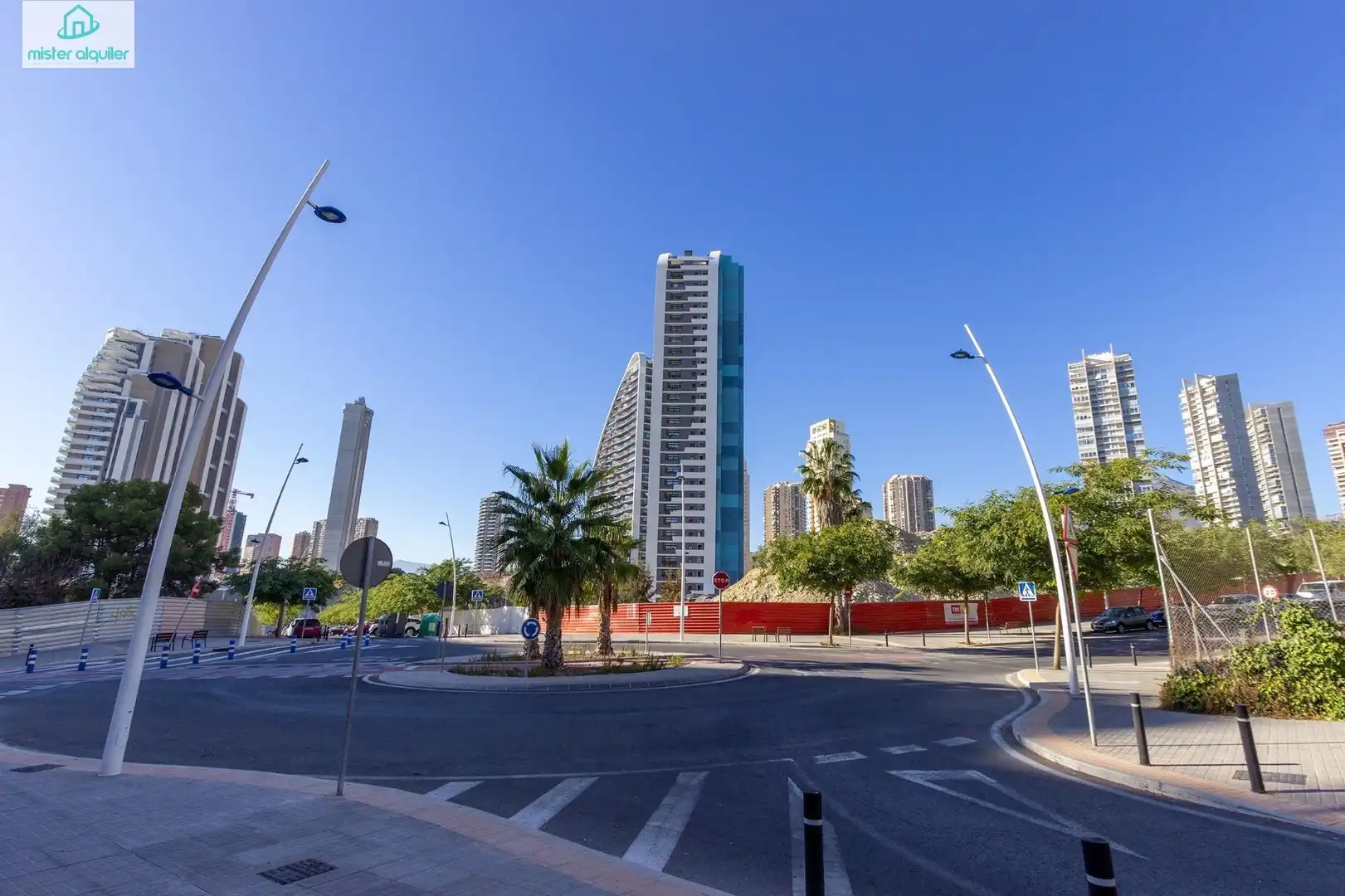 Exterior view of Apartments for rent in Benidorm  with Air Conditioner, Heating and Private garden
