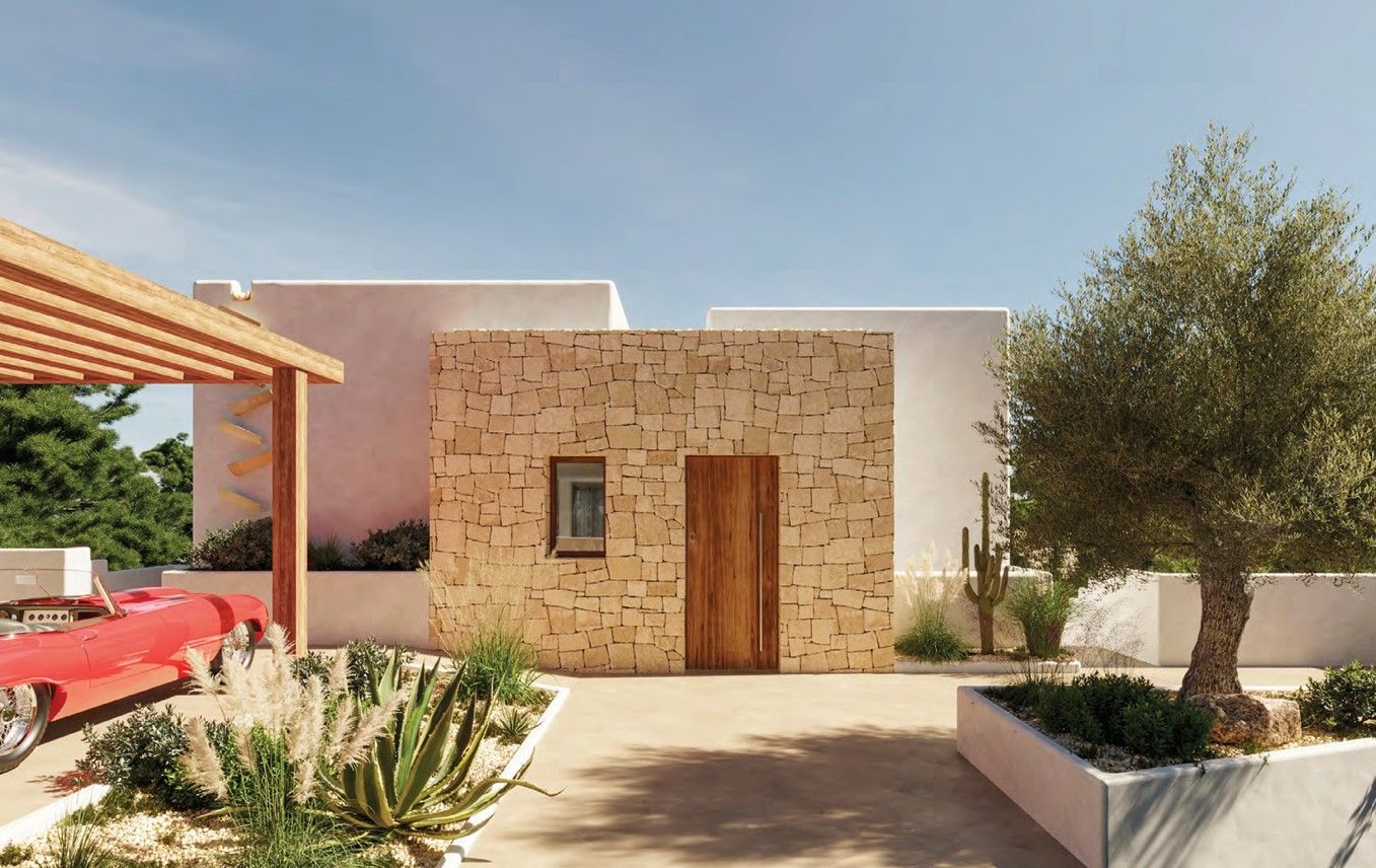 Vista exterior de Casa o xalet en venda en Benissa amb Calefacció i Piscina