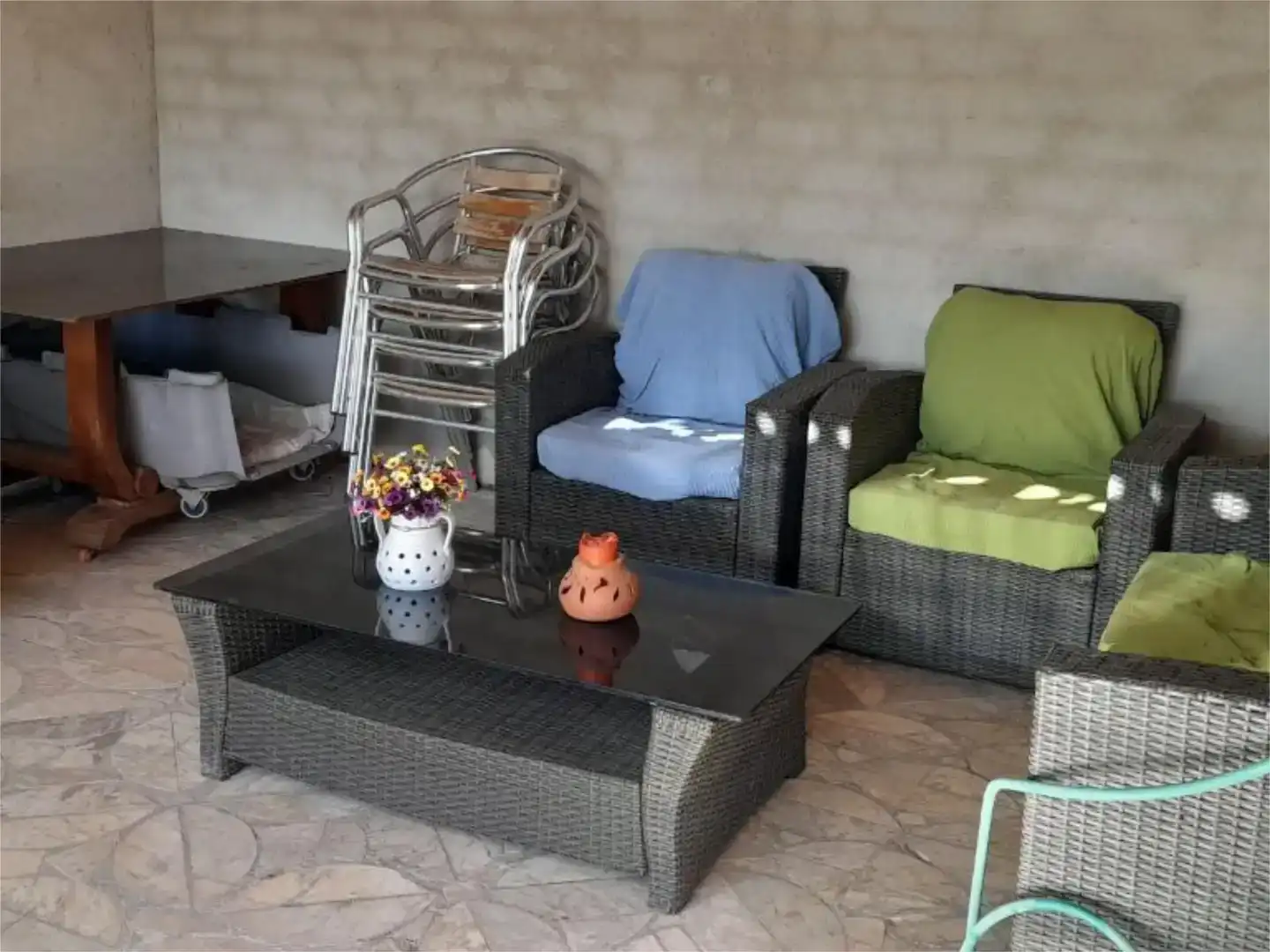 Terrace of Flat for sale in Llombai  with Air Conditioner, Private garden and Storage room