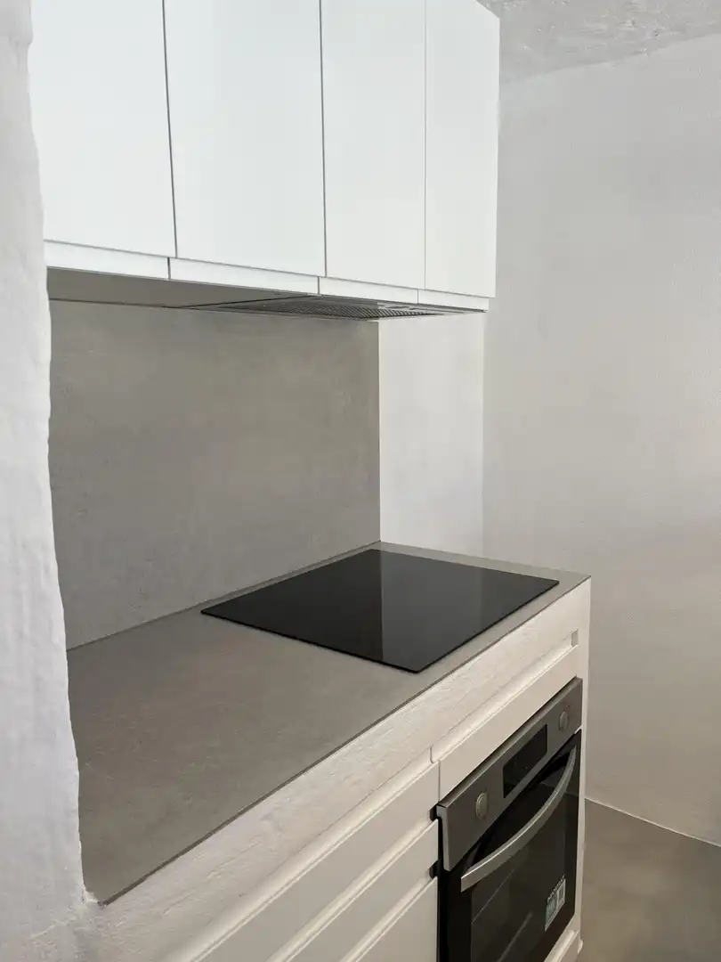 Cocina de Apartamento en venta en Sant Lluís con Jardín privado