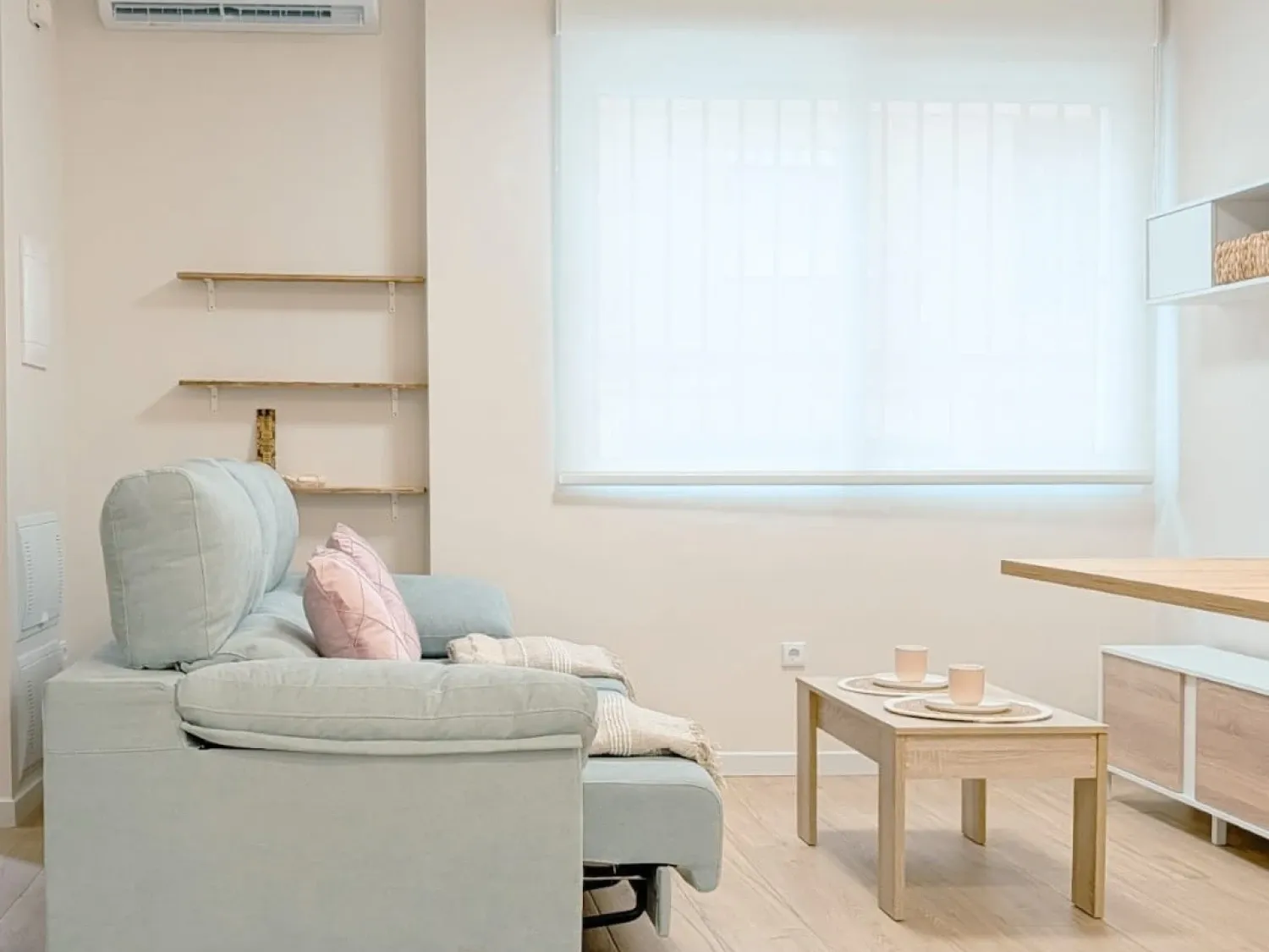 Living room of Flat for sale in  Murcia Capital  with Air Conditioner, Heating and Furnished