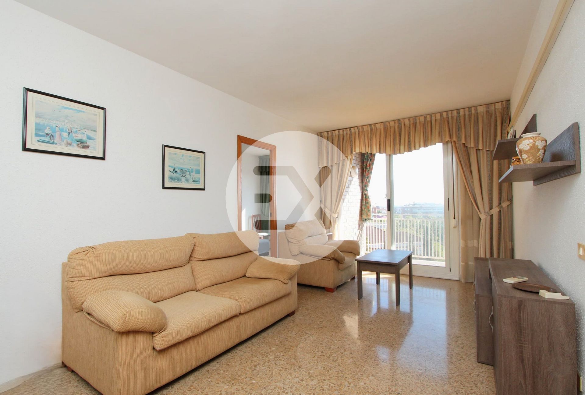 Living room of Flat for sale in Gavà  with Air Conditioner, Heating and Oven
