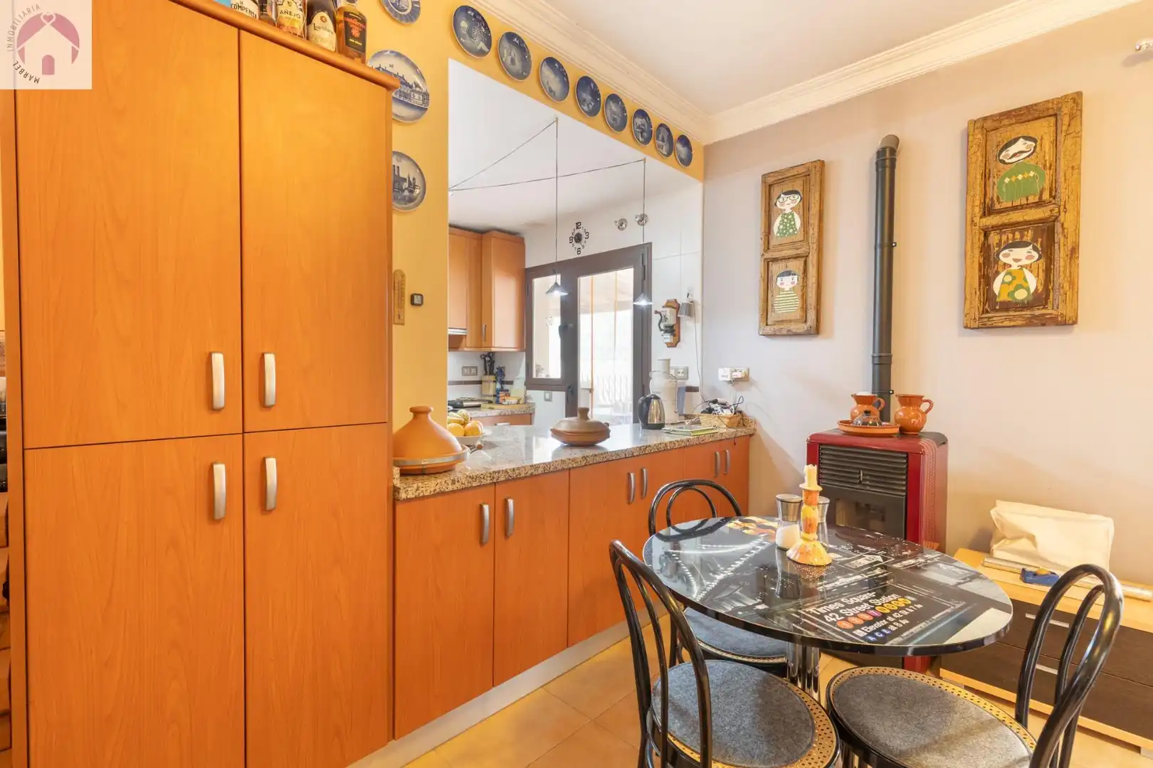 Kitchen of Flat for sale in Güéjar Sierra  with Air Conditioner, Heating and Terrace