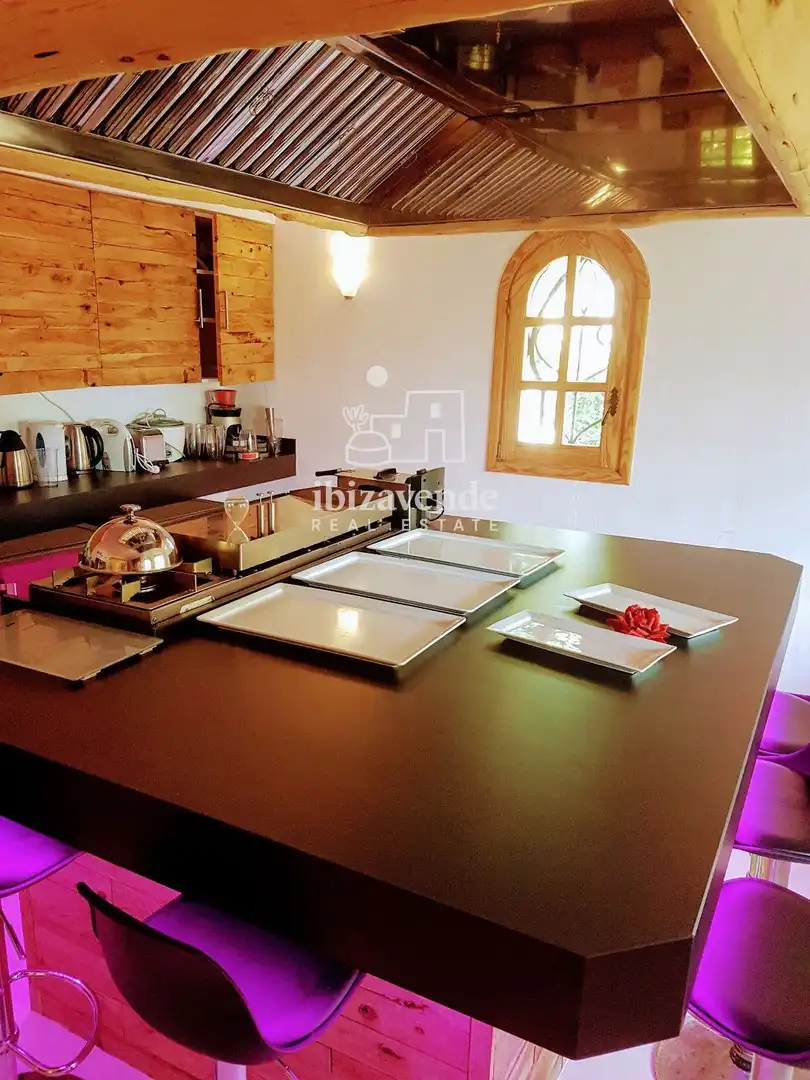 Kitchen of Houses for sale in Santa Eulària des Riu  with Air Conditioner, Private garden and Terrace