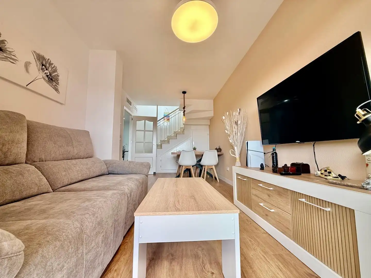 Sala d'estar de Àtic en venda en San Pedro del Pinatar amb Aire condicionat, Calefacció i Terrassa