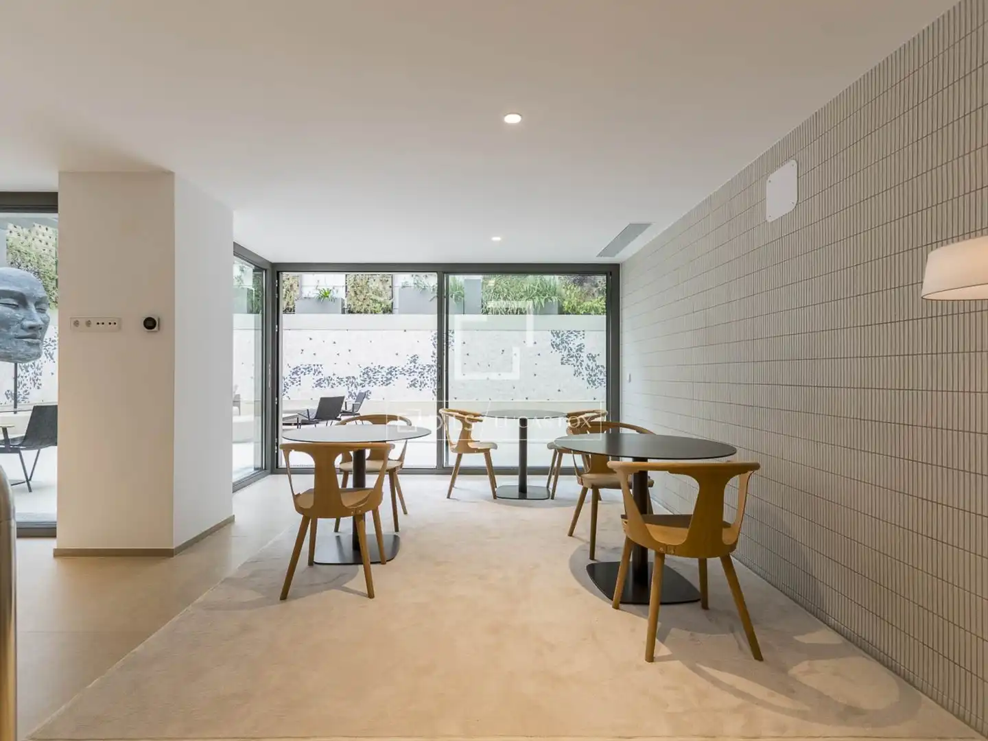 Dining room of Flat for sale in Barcelona  with Air Conditioner, Terrace and Swimming Pool